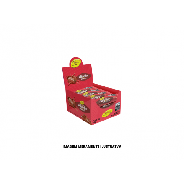 CHOCOLATE - SIAREG - 25g BARRINHA AMENDOIM E AVELA - DP24